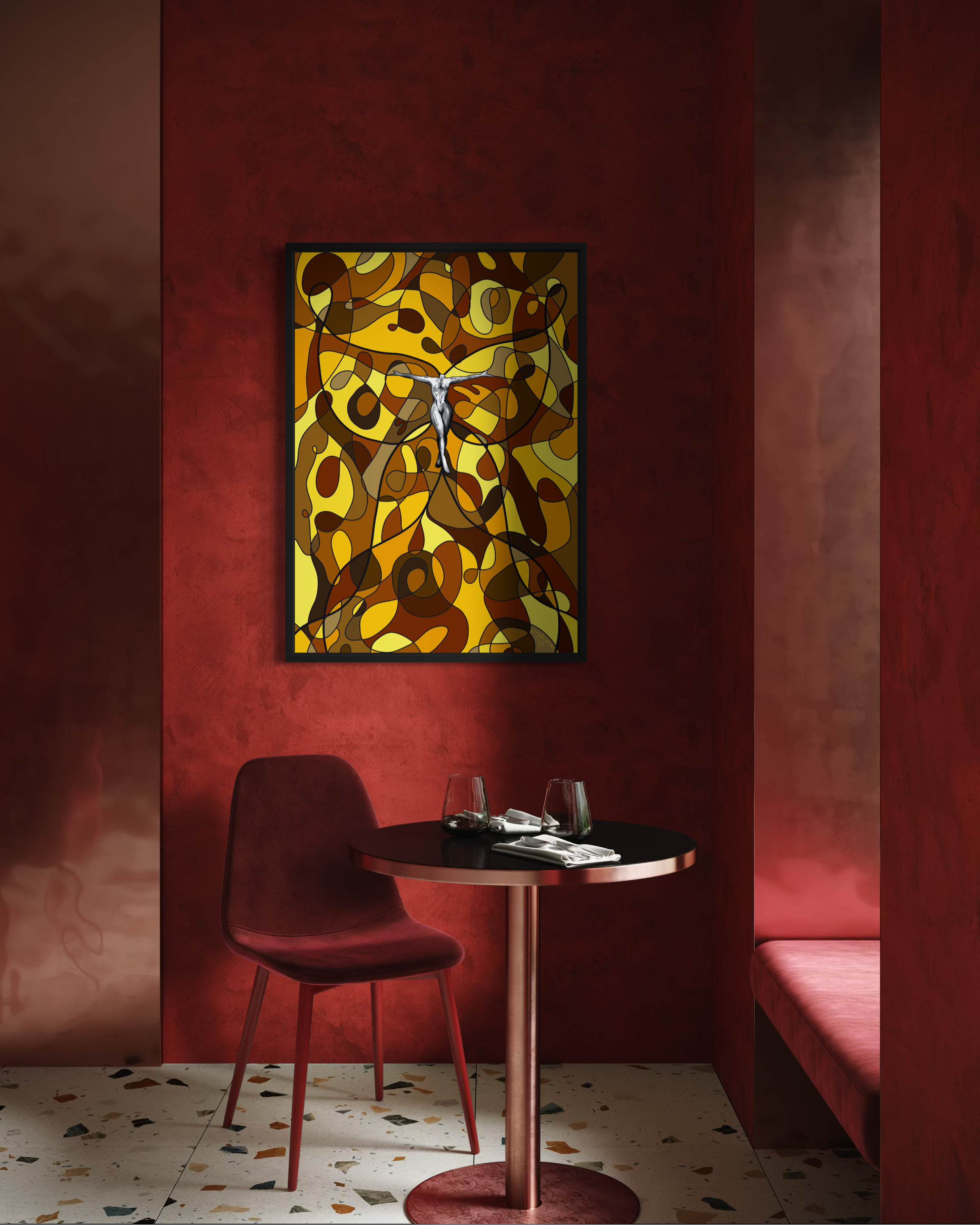 The Monarch, Large (Framed)